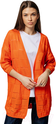 Кардиган Romgil ТЗ477-5 (р.170-176-96-102, ярко-оранжевый)