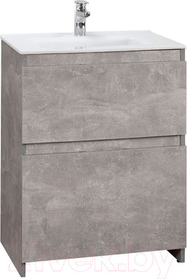 Тумба под умывальник Belux Сидней-Женева Н60-02 (31, бетон Чикаго/светло-серый)