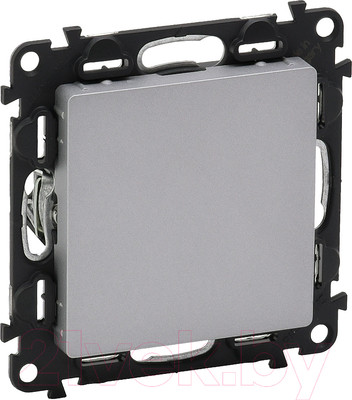 Декоративная заглушка для розетки Legrand Valena Life 755182 (алюминий)