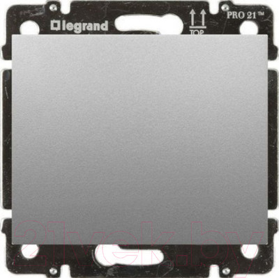 Декоративная заглушка для розетки Legrand Galea Life 771378 (алюминий)