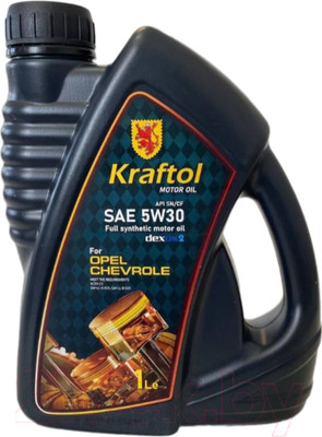Моторное масло Kraftol 5W30 Opel SN/CF C3 / 4113 (1л)