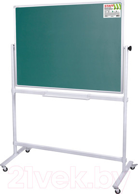 Маркерно-меловая доска Staff 238007 (120x180см, зеленый/белый)