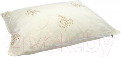 Подушка для сна АЭЛИТА Романтика 50x70 (овечья шерсть, на молнии)