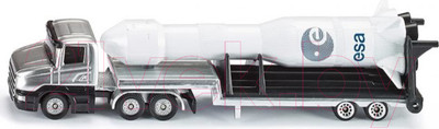 Ракетовоз игрушечный Siku С тралом и ракетой / 1614