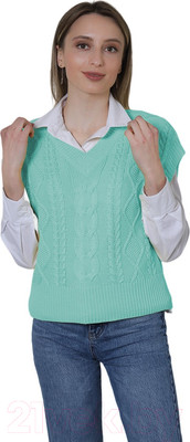 Жилет Romgil ТЗ567 (р.158-164-92-98, бирюзовый)