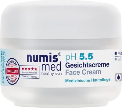 Крем для лица Numis Med Для чувствительной кожи с пантенолом pH 5.5 / 40213070 (50мл)