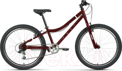 Велосипед Forward Unit 24 1.0 2023 / RB3R46158DRDXWH (темно-красный/белый)