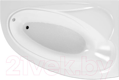 Ванна акриловая МетаКам Dolce 164x110 (правый)