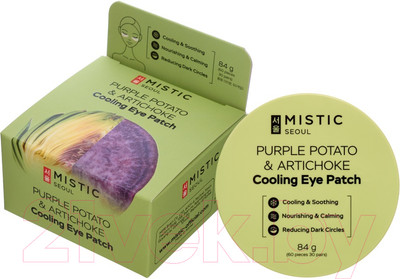 Патчи под глаза Mistic Purple Potato & Artichoke Cooling Eye Patch (60шт)