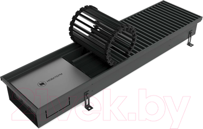 Конвектор внутрипольный Новатерм НТ-В-14/30/470 (черный)