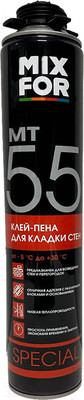 Клей-пена Mixfor МТ55 полиуретановая для кладки стен (850мл)