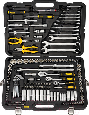 Универсальный набор инструментов BERGER 1/2"-1/4" / BG163-121438 (163 предмета)