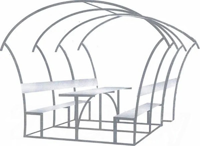 Каркас беседки ВЕЛЕС Астра 3м