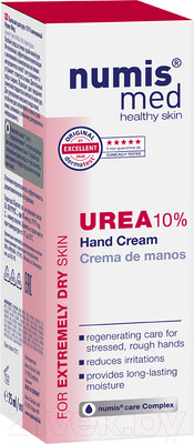 Крем для рук Numis Med С 10% мочевиной для очень сухой кожи / 40216030 (75мл)