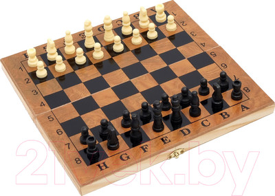 Набор настольных игр Sima-Land 3 в 1 Цейтнот: шахматы, шашки, нарды / 1984168