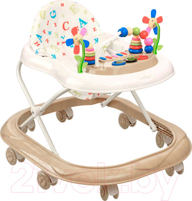 Ходунки INDIGO ABC C (бежевый/белый)