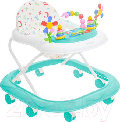 Ходунки INDIGO ABC (бирюзовый)