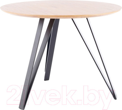 Обеденный стол Signal Tetis (дуб/черный)