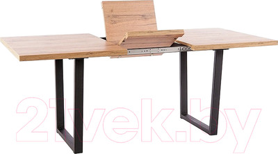 Обеденный стол Signal Vito (дуб артизан/черный)