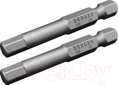Набор бит BERGER HEX4x50мм S2 / BG2405 (2шт)