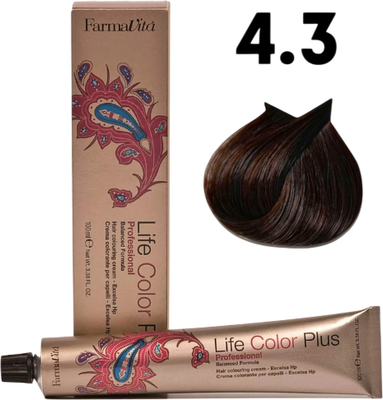Крем-краска для волос Farmavita Life Color Plus 4.3 (100мл)