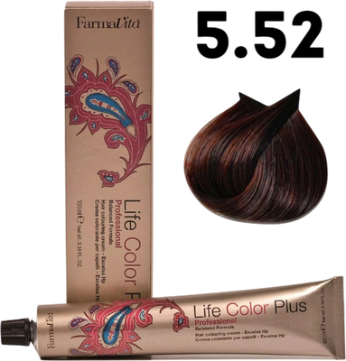 Крем-краска для волос Farmavita Life Color Plus 5.52 (100мл)