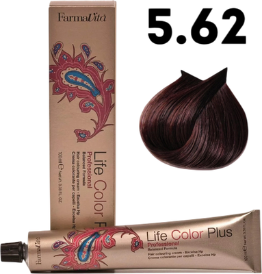 Крем-краска для волос Farmavita Life Color Plus 5.62 (100мл)