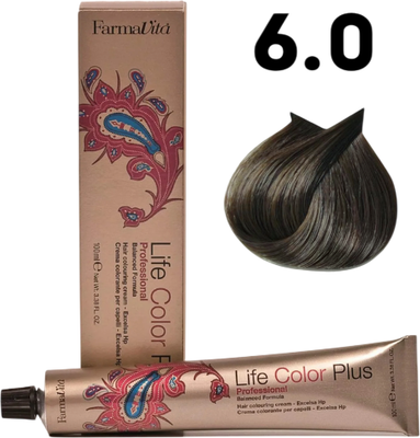 Крем-краска для волос Farmavita Life Color Plus 6.0 (100мл)