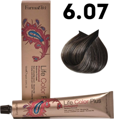 Крем-краска для волос Farmavita Life Color Plus 6.07 (100мл)