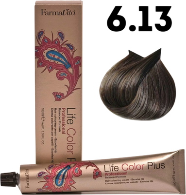 Крем-краска для волос Farmavita Life Color Plus 6.13 (100мл)