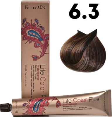 Крем-краска для волос Farmavita Life Color Plus 6.3 (100мл)