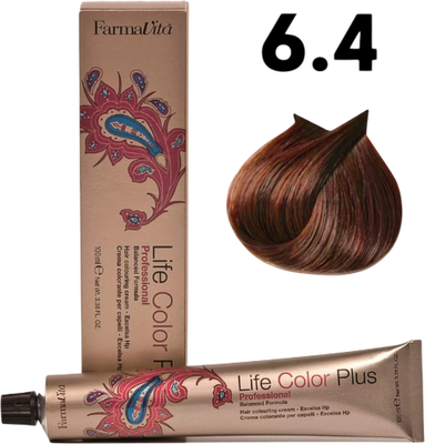 Крем-краска для волос Farmavita Life Color Plus 6.4 (100мл)
