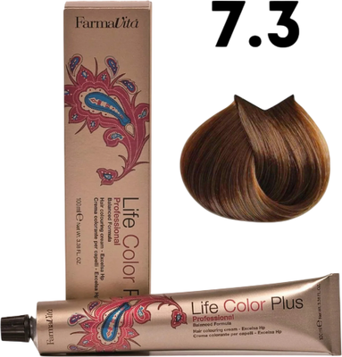 Крем-краска для волос Farmavita Life Color Plus 7.3 (100мл)