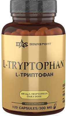 L-триптофан Binasport 300мг (120шт)