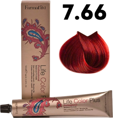 Крем-краска для волос Farmavita Life Color Plus 7.66 (100мл)