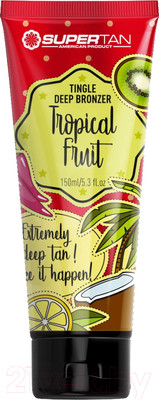Крем-автозагар SuperTan Tropical Fruits С тингл-эффектом (150мл)