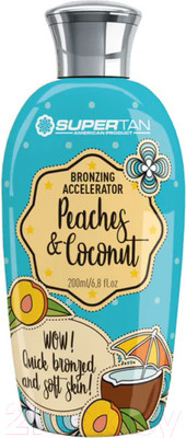 Крем для загара SuperTan Peaches Coconut & Cream Для солярия (150мл)