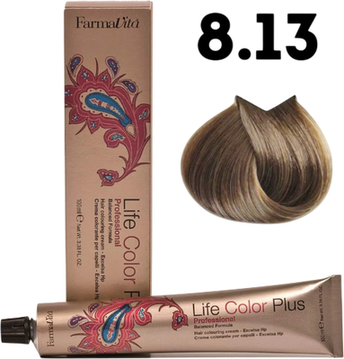 Крем-краска для волос Farmavita Life Color Plus 8.13 (100мл)