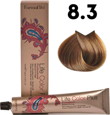 Крем-краска для волос Farmavita Life Color Plus 8.3 (100мл)