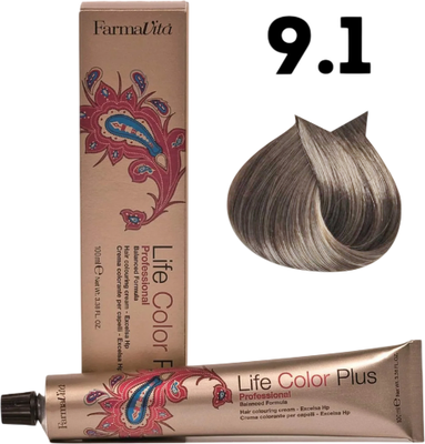 Крем-краска для волос Farmavita Life Color Plus 9.1 (100мл)