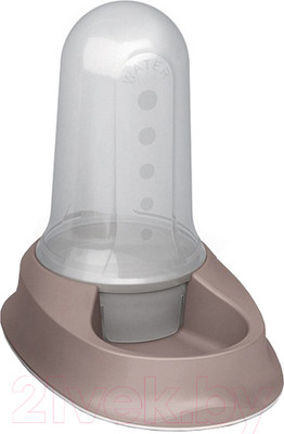 Кормушка-поилка механическая для животных Stefanplast Chic / 98300 (светло-серый)