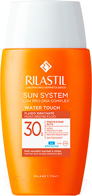 Крем солнцезащитный Rilastil Sun System Water Touch Увлажняющий флюид SPF30 (50мл)