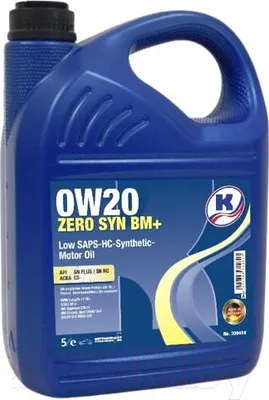 Моторное масло Kuttenkeuler Zero SYN BM+ 0W20 / 309414 (5л)