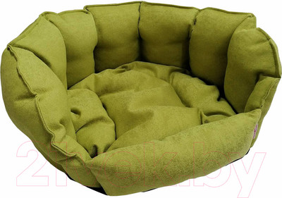 Лежанка для животных Happy Friends Ракушка Амелия - оливковая / stm 606