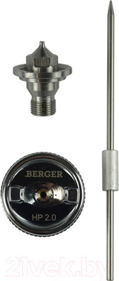 Ремкомплект для краскопульта BERGER Блау Сопло + Игла + Дюза 2.0мм / BG1365