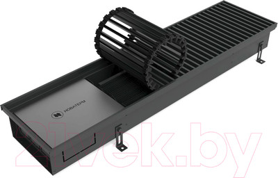 Конвектор внутрипольный Новатерм НТ-В-19/35/470 (черный)