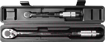 Набор ключей BERGER Динамометрич. щелчкового типа 1/2" 28-210Нм+1/4" 5-25Нм / BG2163 (2 предмета)