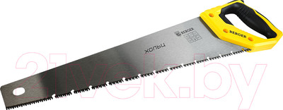 Ножовка BERGER По дереву сегментная 450мм 3D заточка 9TPI / BG1839