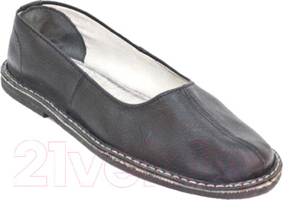 Тапочки рабочие Координат Кожаные на подошве из пористой резины (р.46, черный)