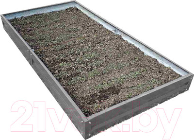 Грядка модульная ВениВидиВичи Полимер 4x1м / 1793016 (серый)